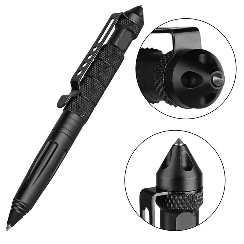 Pen Tactical Glass - Wielofunkcyjny wojskowy długopis taktyczny uczeń biurowy