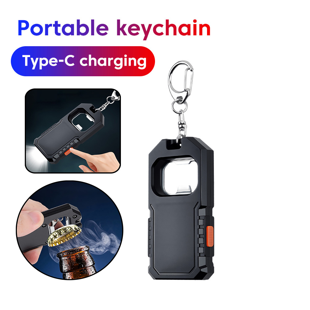 Keychain Flashlight - Wielofunkcyjna Latarka Brelokowa Przenośna Ładowana przez