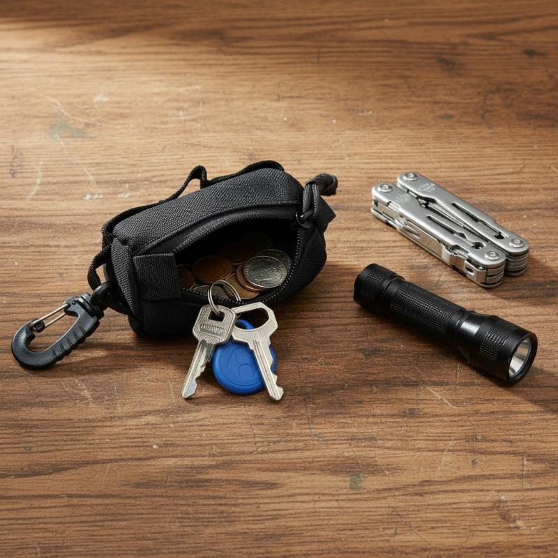 Zewnętrzna saszetka EDC, etui  – Edc Carry Belt Pouch recenzja i cena