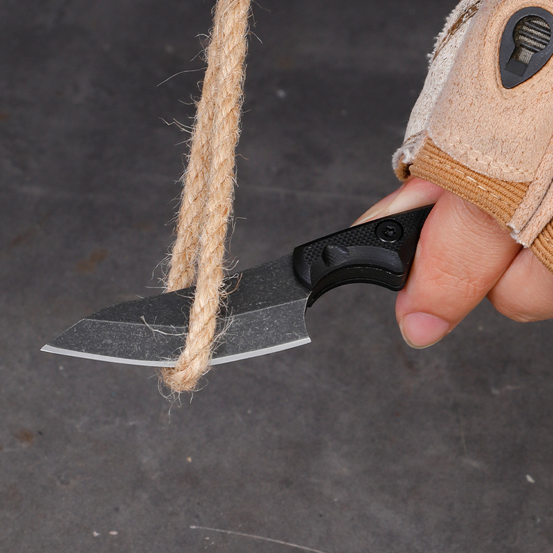 Mały nóż ze stałym ostrzem ze  – Edc Carry Fixed Blade Knife recenzja i cena