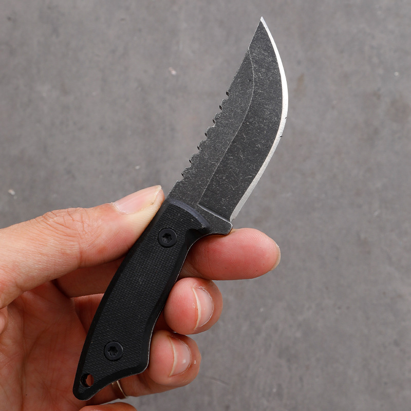 Mały nóż ze stałym ostrzem ze  – Edc Carry Fixed Blade Knife recenzja i cena