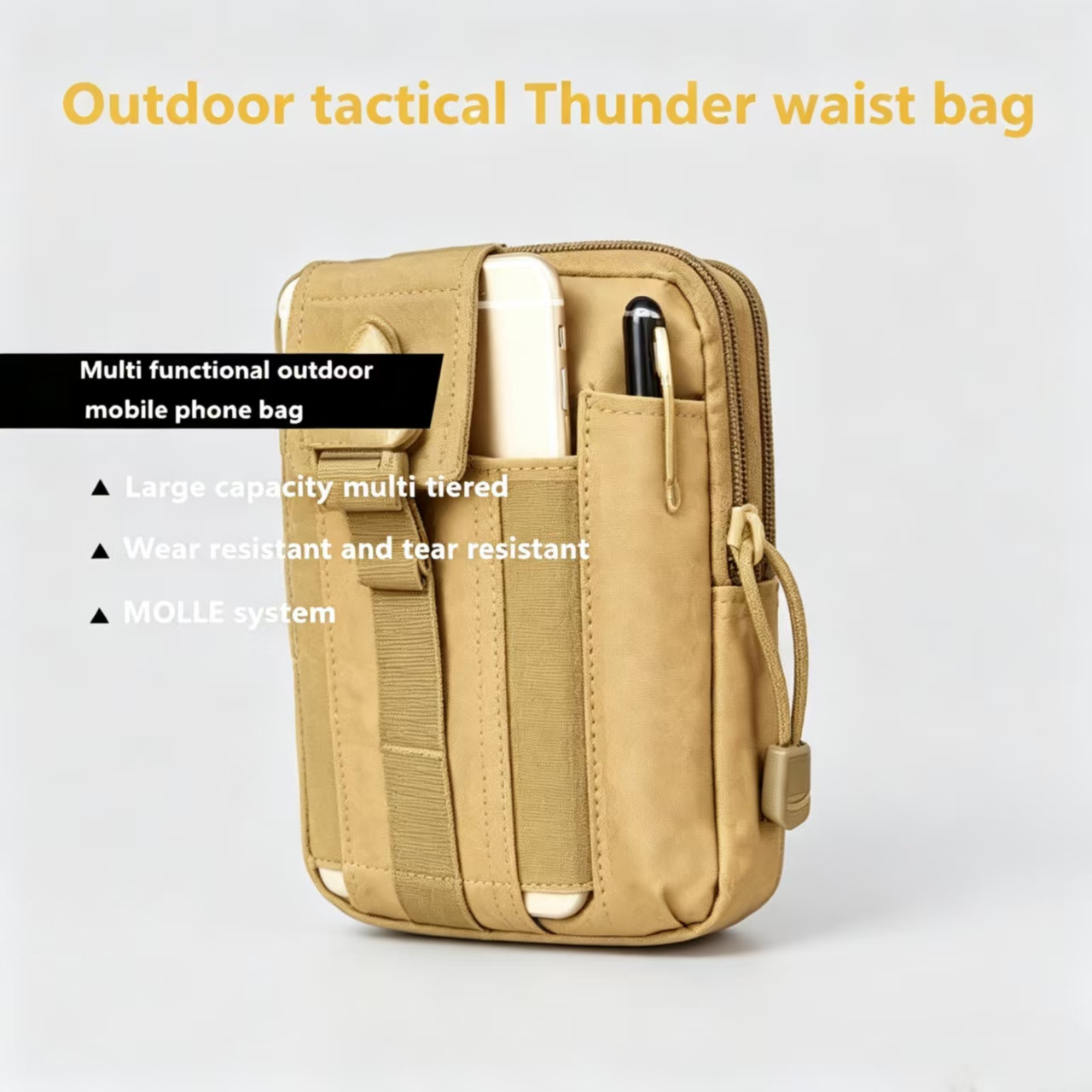 Taktyczna torba biodrowa MOLLE – Edc Concealed Carry Belt recenzja i cena