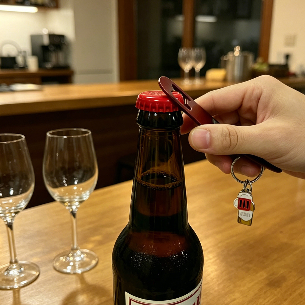 Personalizowany otwieracz do b – Bottle Opener Keyring recenzja i cena