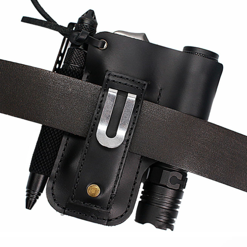 Skórzane etui EDC na latarkę i – Edc Carry Belt Pouch recenzja i cena