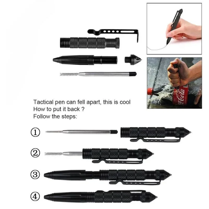 Wielofunkcyjny długopis taktyc – Pen Tactical Glass recenzja i cena