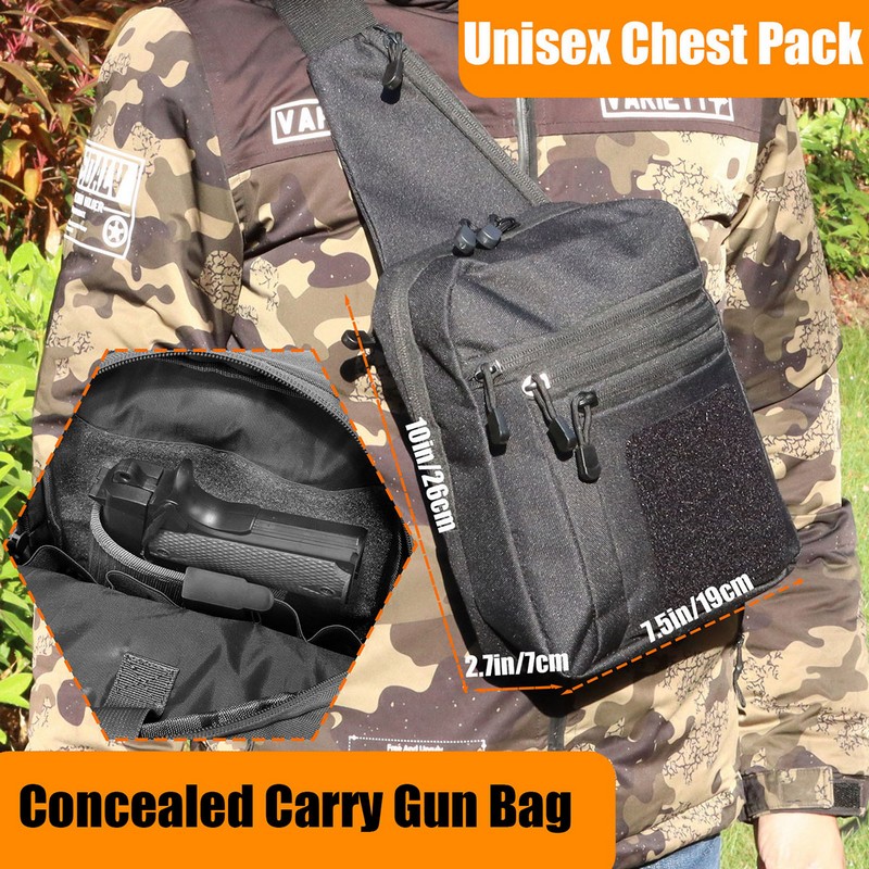 Nowa Taktyczna Torba na Klatkę – Edc Carry Gun recenzja i cena