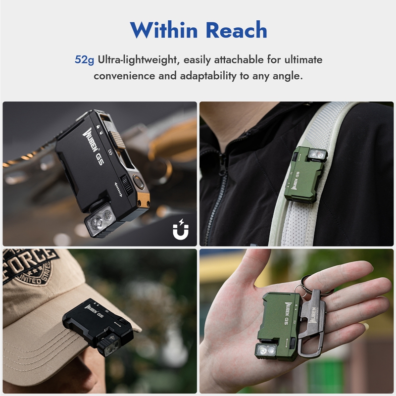 Latarka EDC WUBEN G5 & X4, ład – Edc Carry Flashlight recenzja i cena