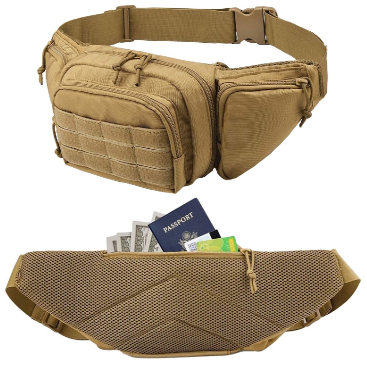 Torba taktyczna MOLLE do ukryt – Edc Carry Fanny Pack recenzja i cena