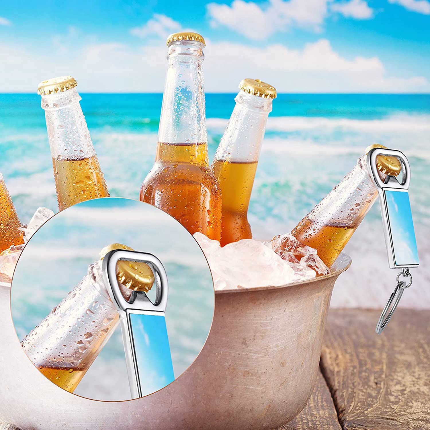 AED7-10 szt. Sublimacyjne brel – Bottle Opener Keyring recenzja i cena