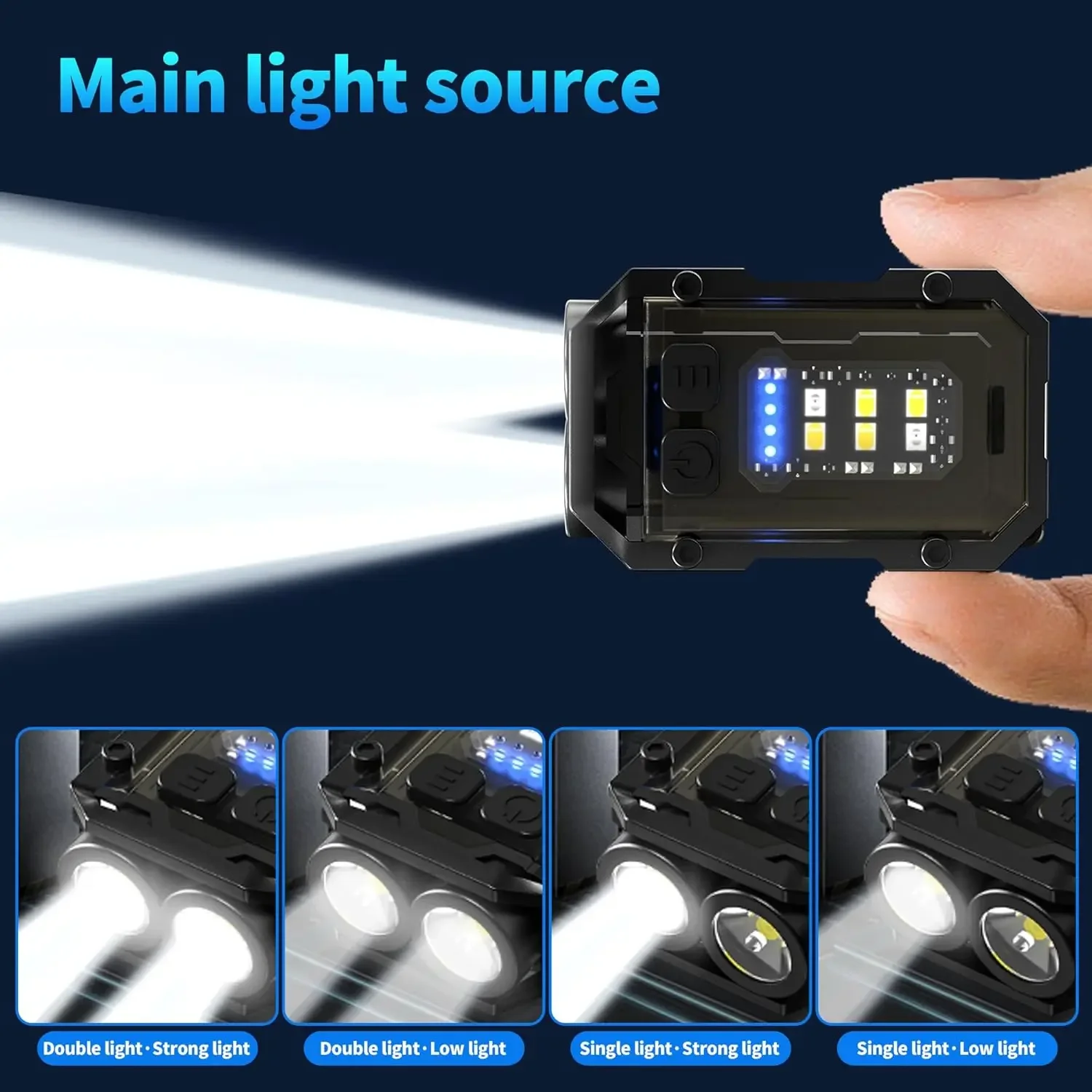 Mini Latarka COB na Brelok, Ła – Keychain Flashlight recenzja i cena
