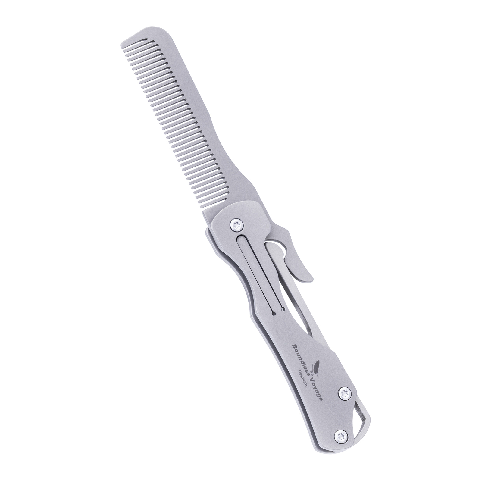 Składany grzebień tytanowy Bou – Comb Pocket Titanium recenzja i cena