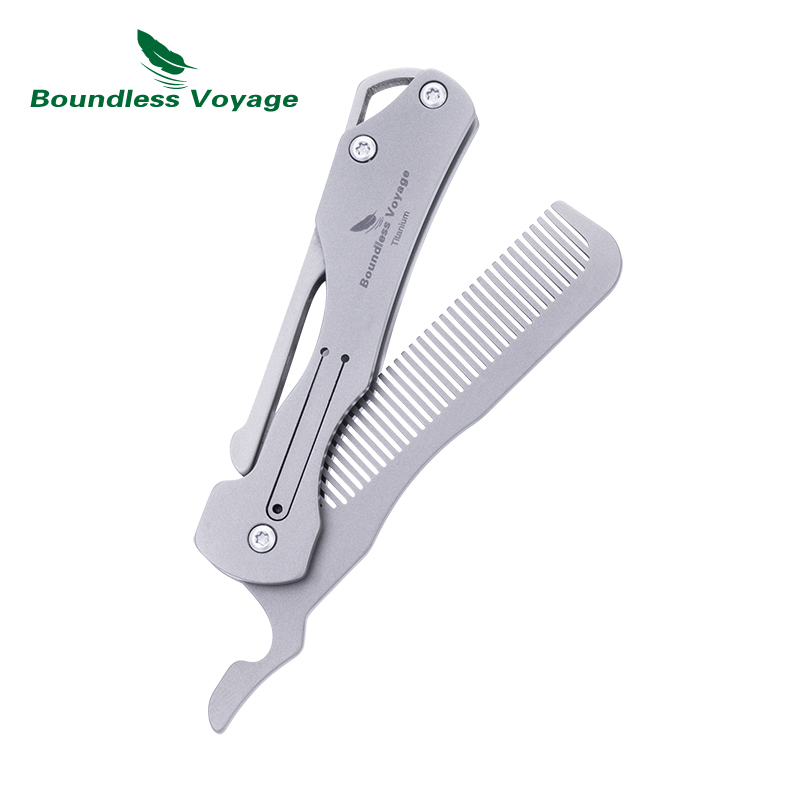 Składany grzebień tytanowy Bou – Comb Pocket Titanium recenzja i cena