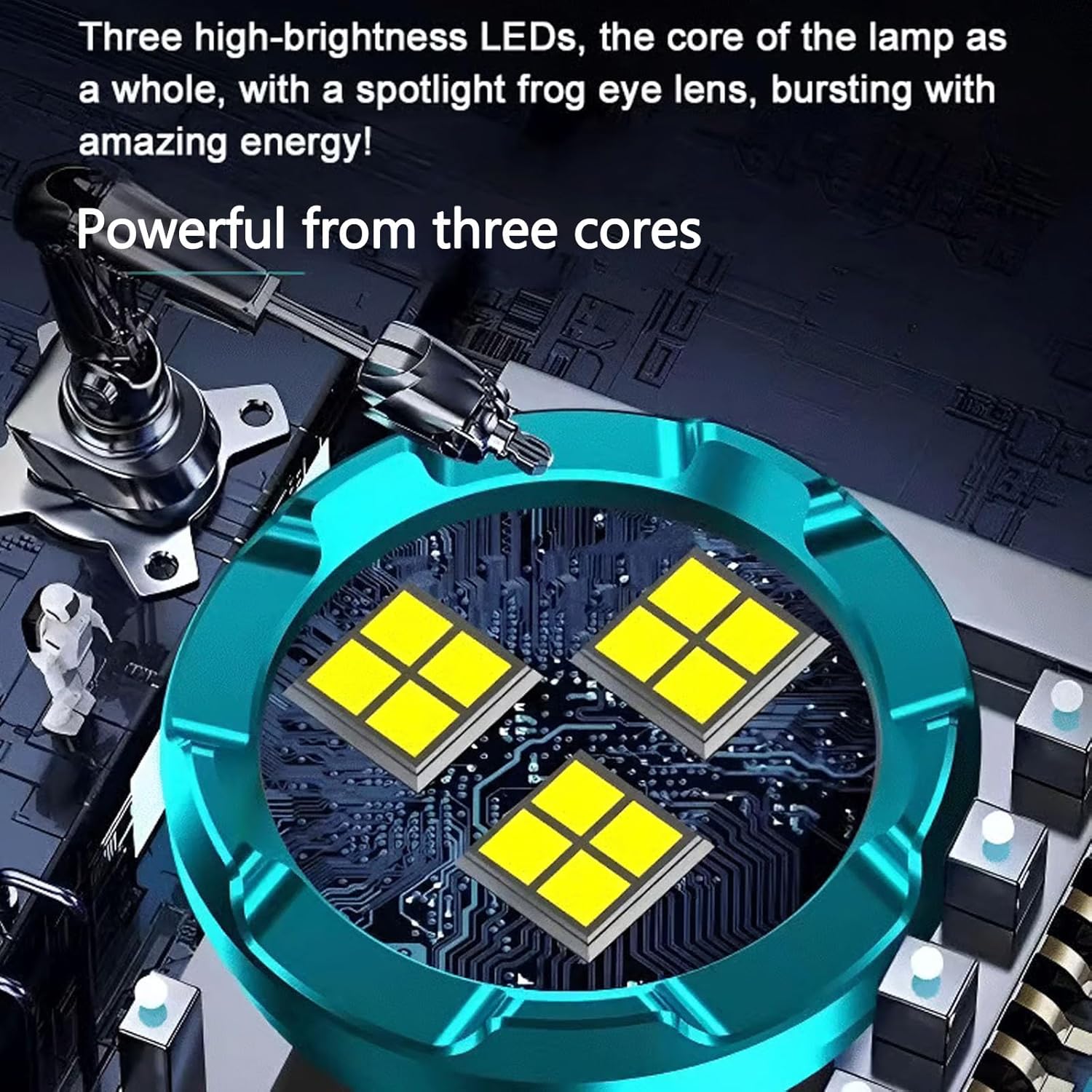 Mocna taktyczna latarka 3LED,  – Keychain Flashlight recenzja i cena