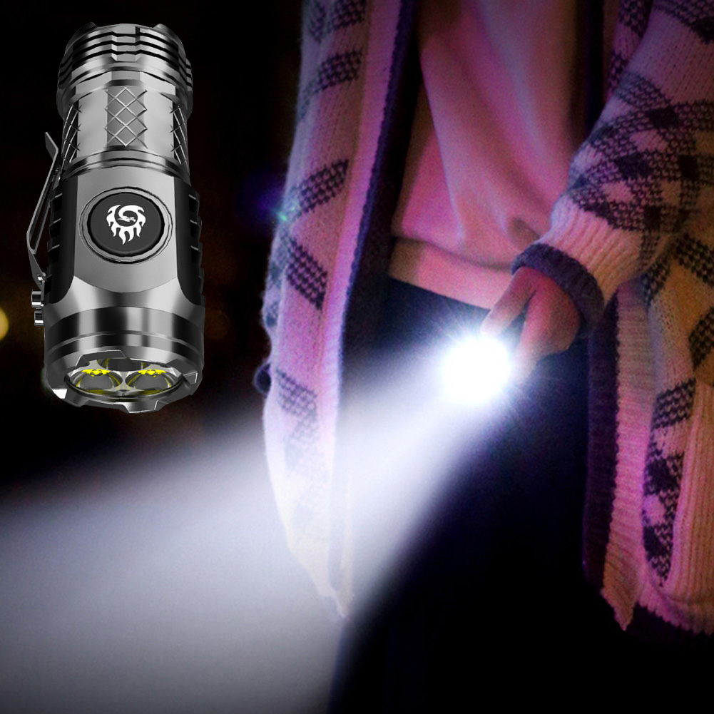 Mocna taktyczna latarka 3LED,  – Keychain Flashlight recenzja i cena